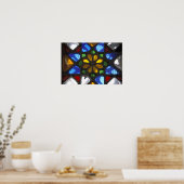 ナショナル内のステンドグラス窓 ポスター (キッチン)