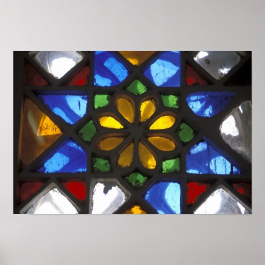 ナショナル内のステンドグラス窓 ポスター (正面)