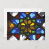ナショナル内のステンドグラス窓 ポストカード (正面/裏面)
