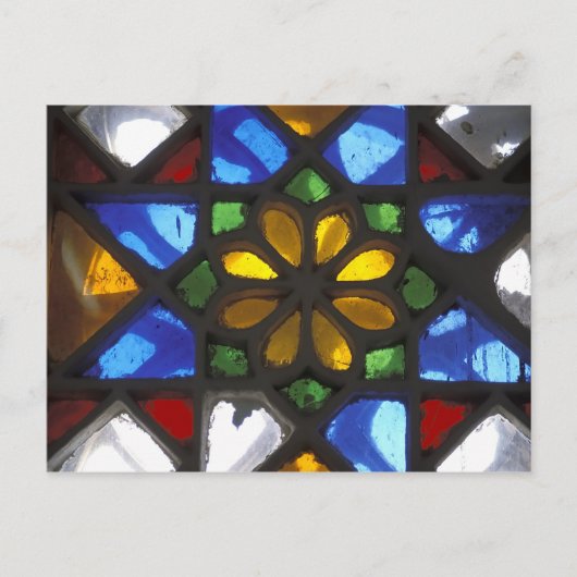 ナショナル内のステンドグラス窓 ポストカード (正面)