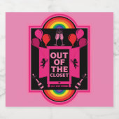 ナショナル来ズ・アウト・デイNCOD スパークリングワインラベル (シングルラベル)