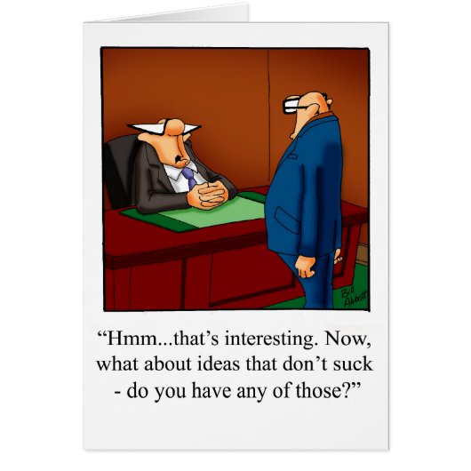 ナショナル·おもしろいボス·デイ·カード (正面)