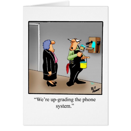 ナショナル·おもしろいボス·デイ·カード「スペクティクルズ」 (正面)