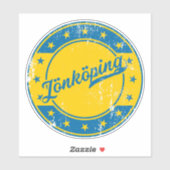 ナショナル – イェンコピンスベリージュ |スウェーデンのステッカー シール (シート)