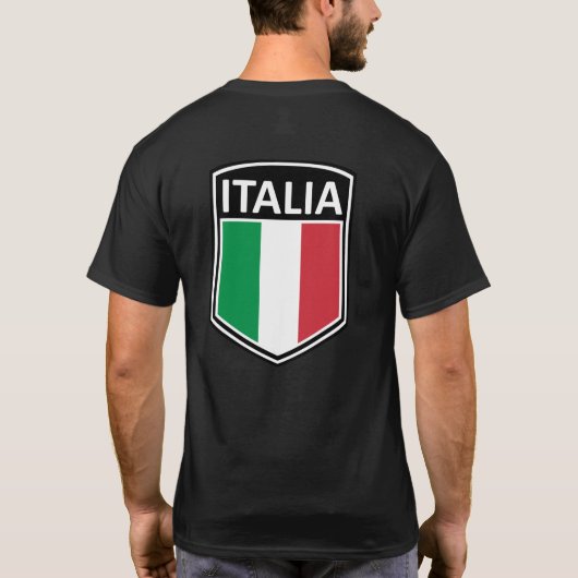 ナショナル – イタリア Tシャツ (裏面)