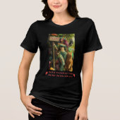 ナショナル・キャット・レディーデーおめでとう！ トライブレンドＴシャツ (正面)