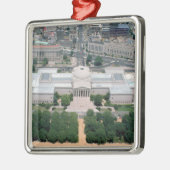 ナショナル・ギャラリーの空中写真 メタルオーナメント (左)