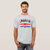 ナショナル – クロアチアTシャツ Tシャツ (正面フル)