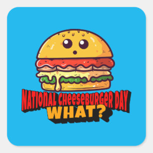 ナショナル・チーズバーガーの日は何だ? スクエアシール