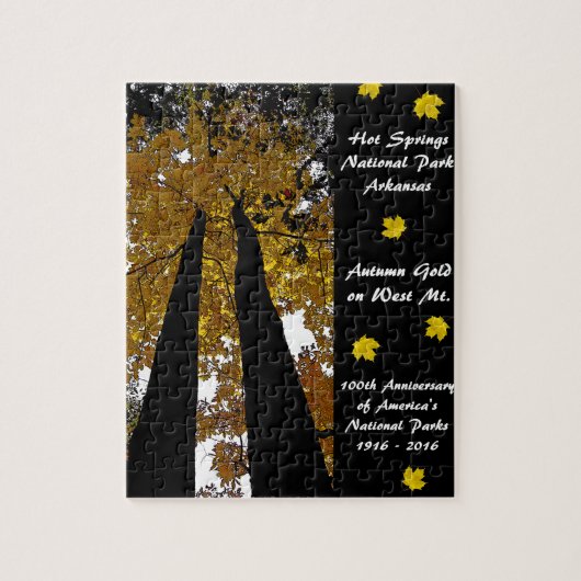 ナショナル・パーク100年ホット春秋金ゴールド ジグソーパズル (縦)