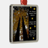 ナショナル・パーク100年ホット春秋金ゴールド メタルオーナメント (右)