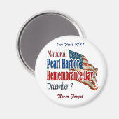 ナショナル・パール・ハーバー・デー マグネット (正面/裏面)