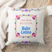 ナショナル・ヒスパニック伝統カラフルフローラ クッション (ブランケット)