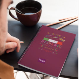 ナショナル・ヒスパニック伝統月デザイン ノートブック