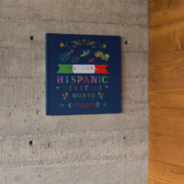 ナショナル・ヒスパニック伝統月デザイン ポスター