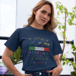 ナショナル・ヒスパニック伝統月デザイン Tシャツ