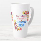 ナショナル・ヒスパニック伝統月 | 誇りを持った母 カフェラテマグ (右アングル)