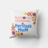 ナショナル・ヒスパニック伝統月 | 誇りを持った母 クッション (裏面)