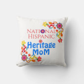 ナショナル・ヒスパニック伝統月 | 誇りを持った母 クッション (正面)