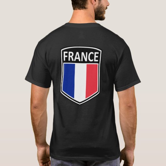 ナショナル – フランス Tシャツ (裏面)
