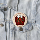 ナショナル・フルーツケーキ月、かわいいかわいいフルーツケーキ 缶バッジ (インサイチュ)