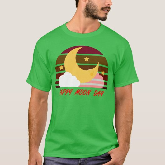 ナショナル・ムーン・デイ 80年代の友達 Tシャツ (正面)