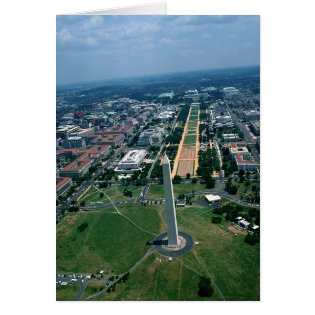 ナショナル・モールの空中表示 (正面)