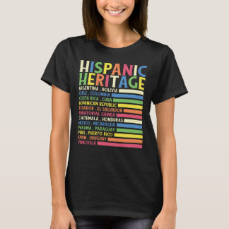 ナショナル・ラティーノ諸国国民ヒスパニック伝統月 Tシャツ