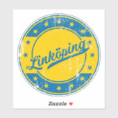 ナショナル – リンキングスベージュ |スウェーデンのステッカー シール (シート)