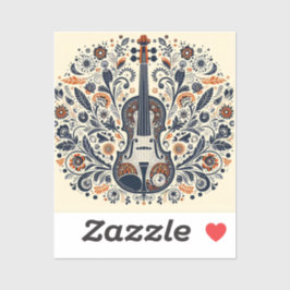 ナショナル・ヴァイオリンカスタムデイカットのビニールのシール シール