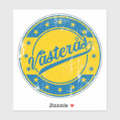 ナショナル – ヴァステロススベリージュ |スウェーデンのステッカー シール (シート)