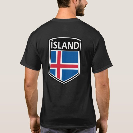 ナショナル – 島 Tシャツ (裏面)