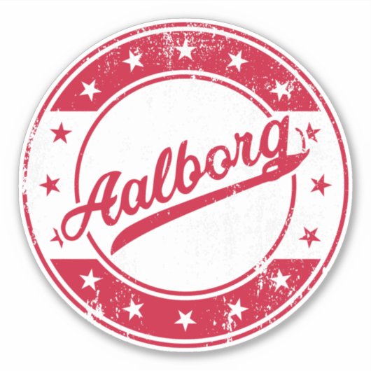 ナショナル – Aalborg Denmarkステッカー シール (正面)