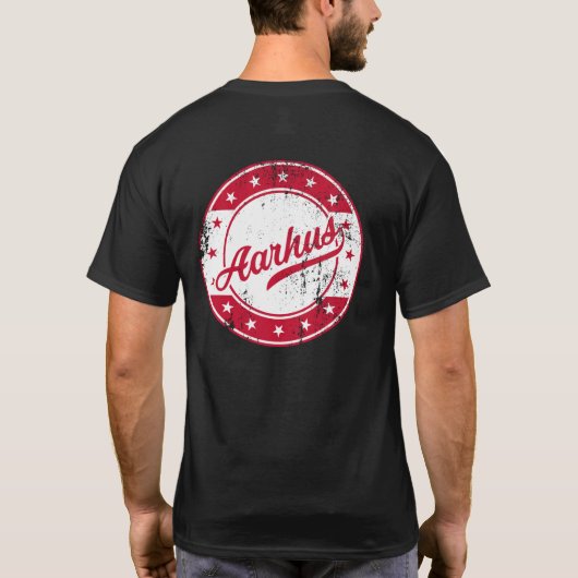 ナショナル – Aarhus Danmark Tシャツ (裏面)