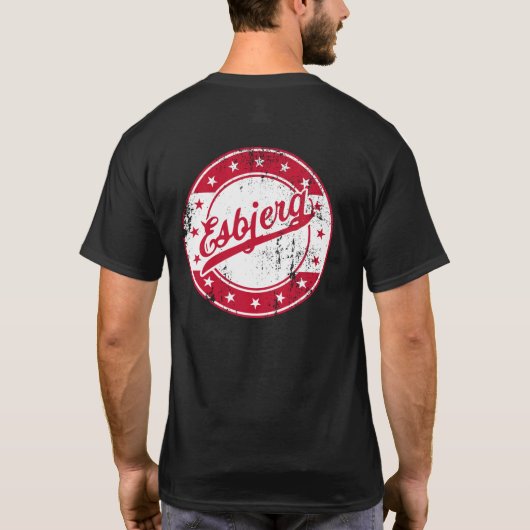 ナショナル – Esbjerg Danmark Tシャツ (裏面)