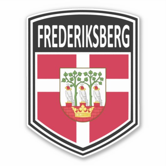 ナショナル – Frederiksbberg Denmarkステッカー シール (正面)
