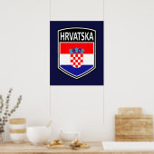 ナショナル – Hrvatska ポスター (キッチン)