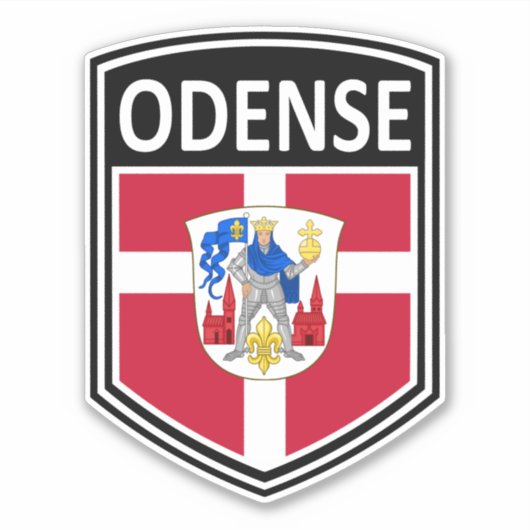 ナショナル – Odense Denmarkステッカー シール (正面)
