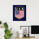 ナショナル – USA ポスター (ホームオフィス)