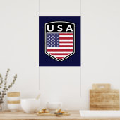 ナショナル – USA ポスター (キッチン)