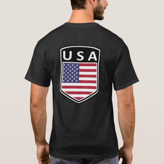 ナショナル – USA Tシャツ (裏面)