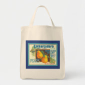 ナシヴィンテージフルーツクレートアートトートバッグ トートバッグ (正面)