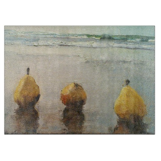 ナシ日ビーチの台所板で カッティングボード (正面)