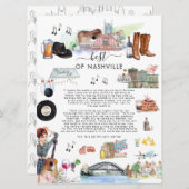 ナシ最高のビル | 結婚歓迎の手紙 招待状 (正面/裏面)