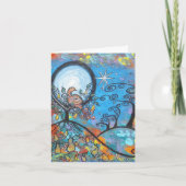 ナシ木のクリスマスカードの魔法のヤマウズラ シーズンカード (正面)