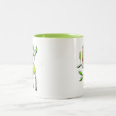 ナシ木のヤマウズラ ツートーンマグカップ (中央)