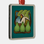 ナシ木のヤマウズラ メタルオーナメント (右)