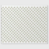 ナシ木のヤマウズラ ラッピングペーパー (フラット)