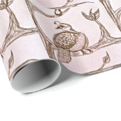 ナシ木のヤマウズラ ラッピングペーパー (ロールコーナー)