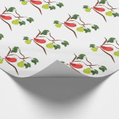 ナシ木のヤマウズラ ラッピングペーパー (角)